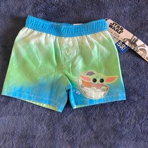 NWT Baby Grogu Swim Trunks